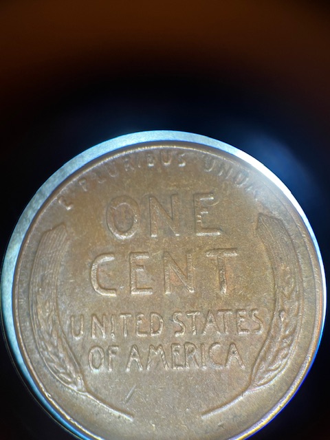 Lincoln-Cents-1955--Die-Chip-On-T-&-The-Wheat--Leave